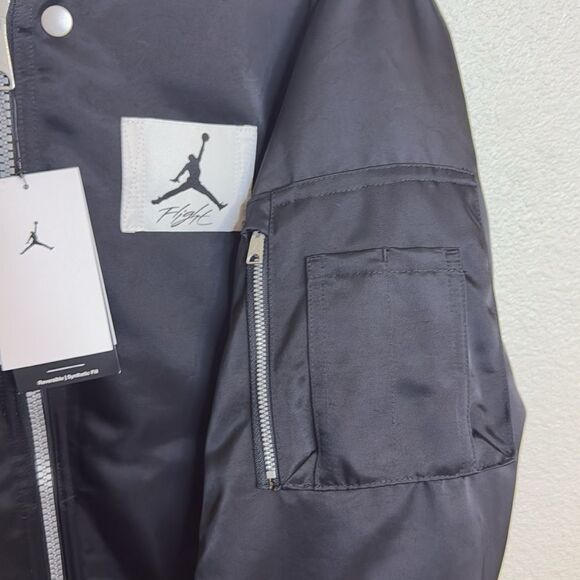 NWT-Nike Jordan-Reversible Renegade Jacket Black w/White logo-Mens size small - Picture 8 of 13